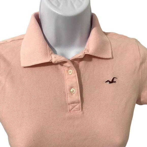 Hollister pink Polo stretch size XS. A268 - Picture 1 of 5